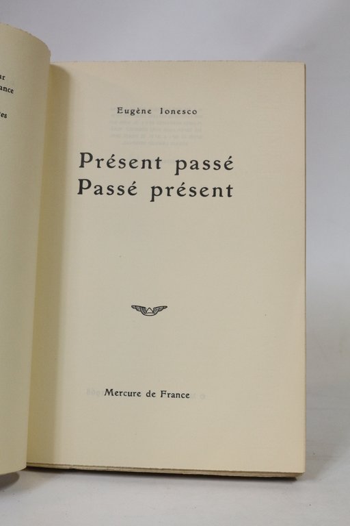 Présent passé - passé présent