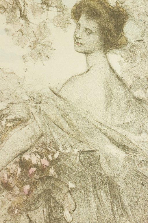 "Printemps" - Lithographie originale sur Japon - L'Estampe Moderne