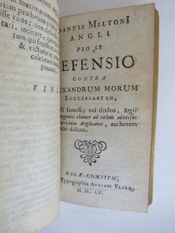 Pro populo Anglicano defensio contra Claudii anonymi, alias Salmasii Defensionem …