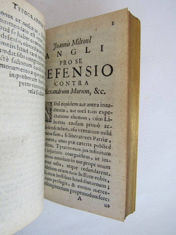 Pro populo Anglicano defensio contra Claudii anonymi, alias Salmasii Defensionem …