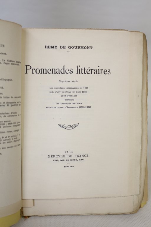 Promenades littéraires, septième série