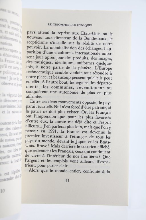 Que demande le Peuple.