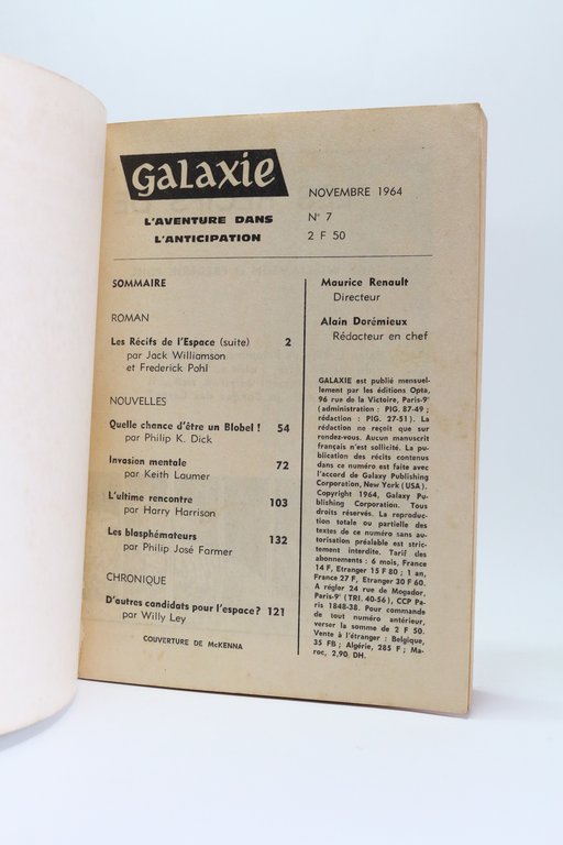 Quelle chance d'être un blobel ! - In Galaxie N°7