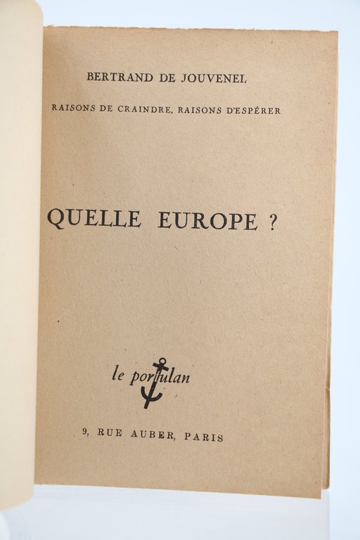 Quelle Europe ?