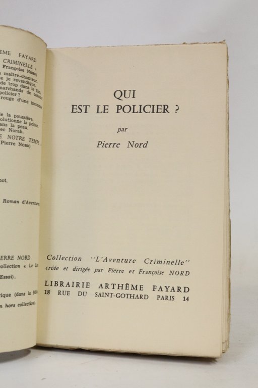 Qui est le policier?