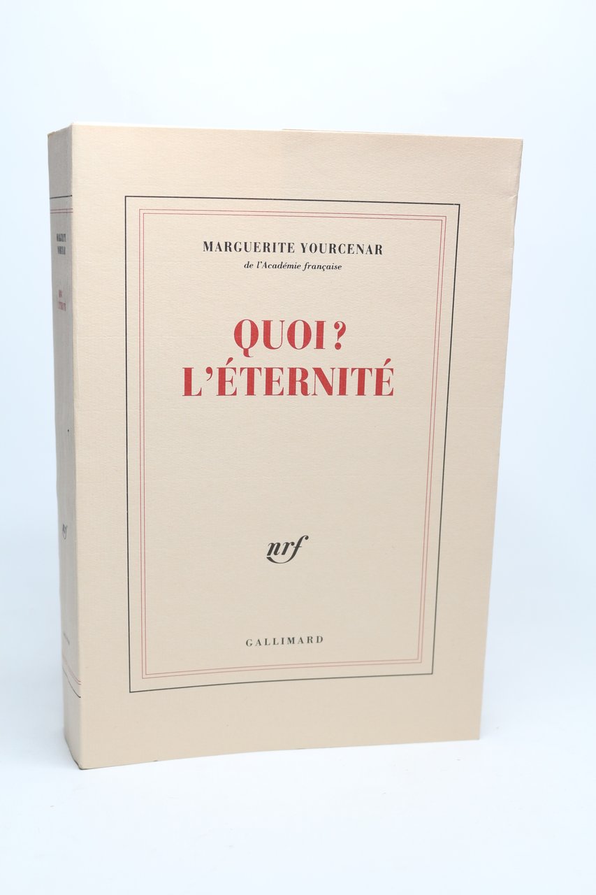 Quoi ? L'éternité