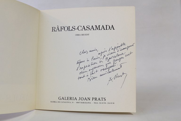 Rafols-Casamada obra recent