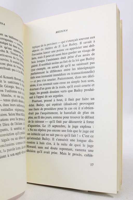 Rapport sur le procès du capitaine Medina accusé d'avoir, le …