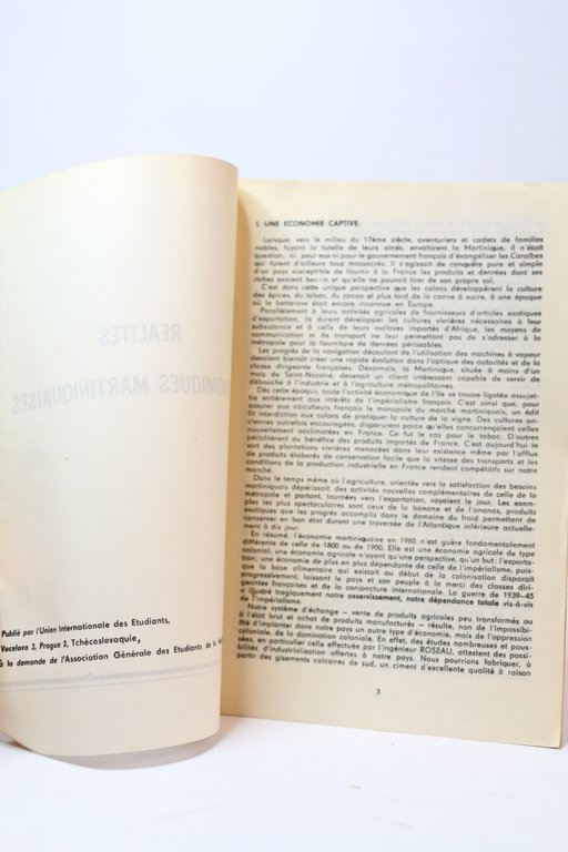 Réalités économiques martiniquaises