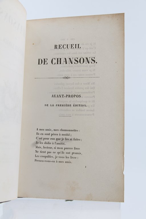 Recueil de chansons