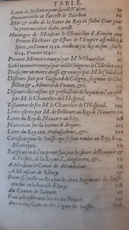 Recueil de divers memoires, harangues, remonstrances, et lettres servans à …