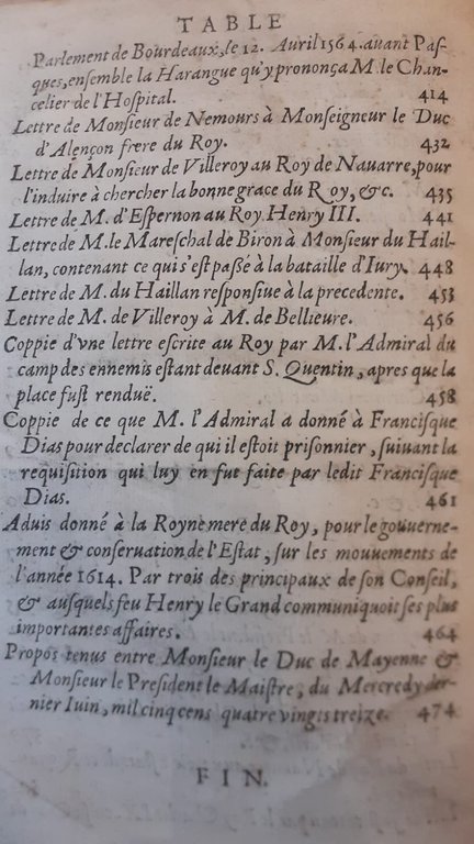 Recueil de divers memoires, harangues, remonstrances, et lettres servans à …