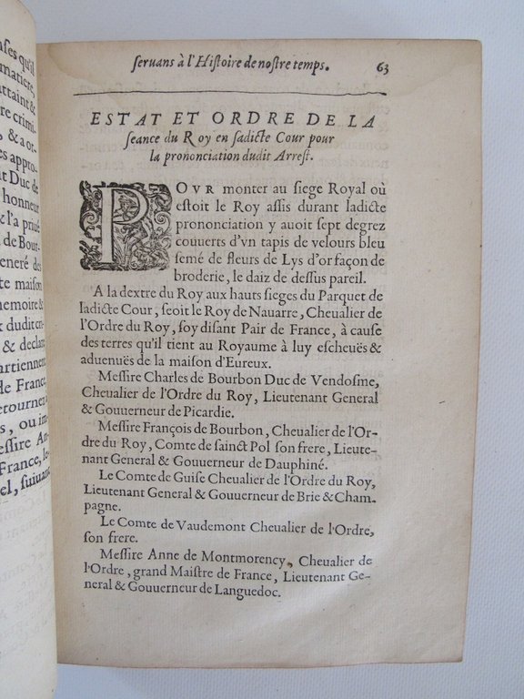 Recueil de divers memoires, harangues, remonstrances, et lettres servans à …