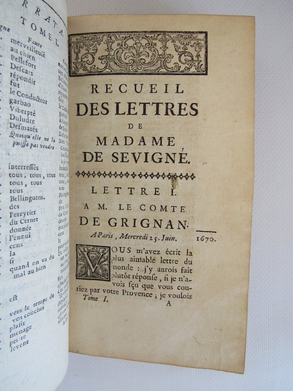 Recueil des lettres de Madame la marquise de Sévigné a …