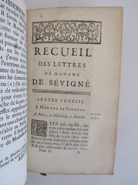 Recueil des lettres de Madame la marquise de Sévigné a …