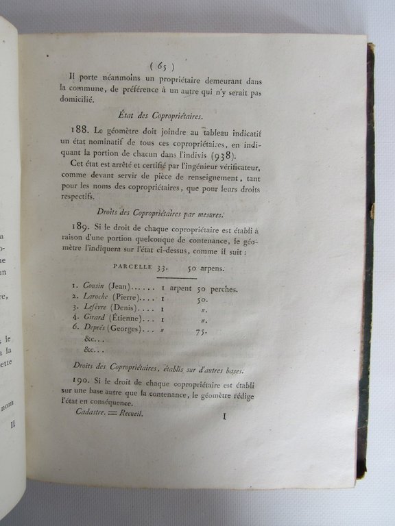 Recueil méthodique des lois, décrets, règlements, instructions et décisions sur …
