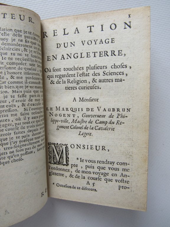 Relation d'un voyage en Angleterre