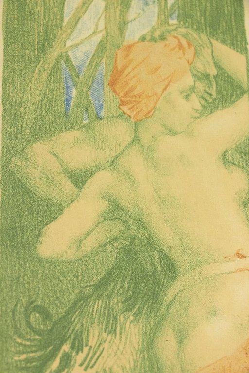 "Renouveau" - Lithographie originale sur Japon - L'Estampe Moderne