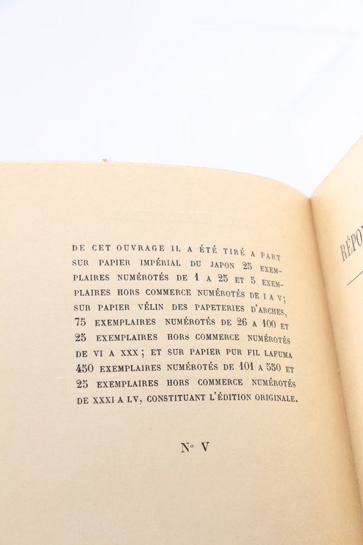 Réponse à Jean Cocteau