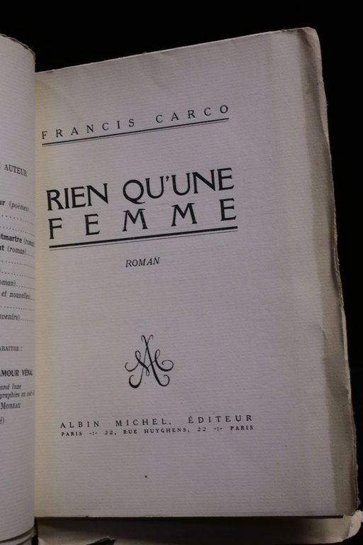 Rien qu'une femme