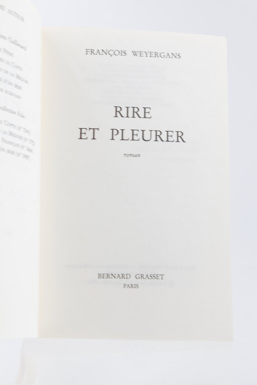Rire et Pleurer