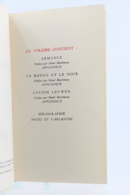 Romans et nouvelles Tome I