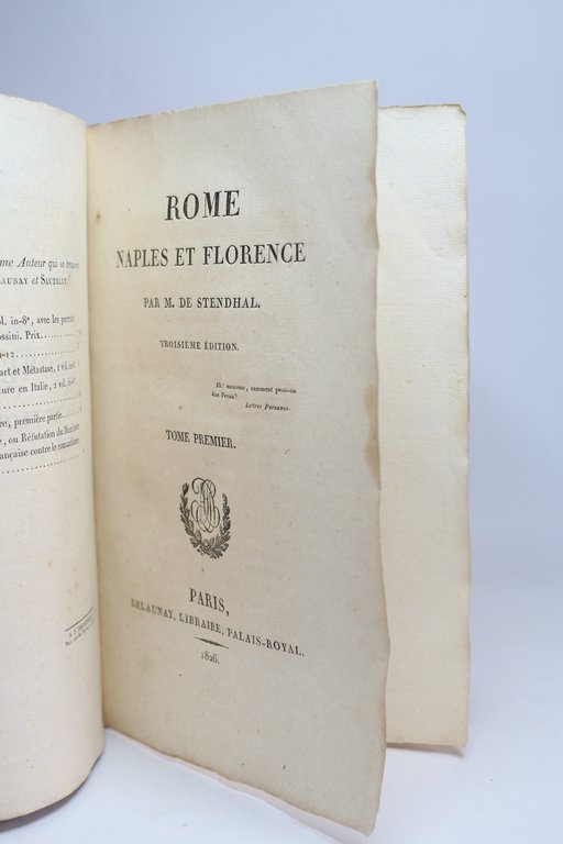 Rome, Naples et Florence