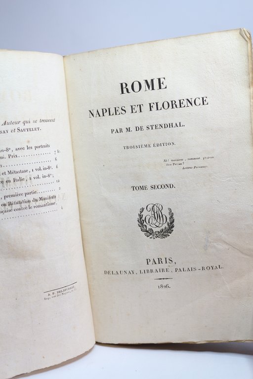 Rome, Naples et Florence