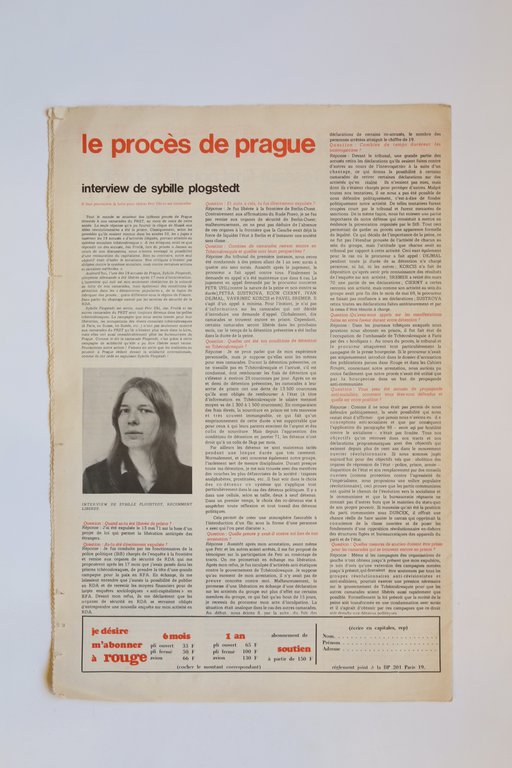 Rouge N°118 Les brutalités policières n'existe pas, les provocations non …