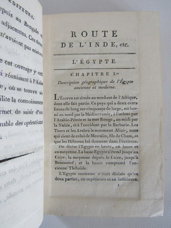 Route de l'Inde, ou Description géographique de l'Égypte, la Syrie, …