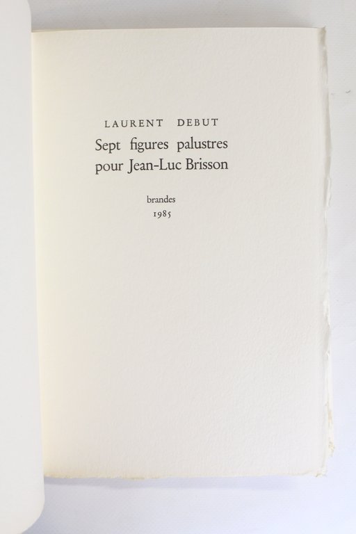 Sept figures palustres pour Jean-Luc Brisson