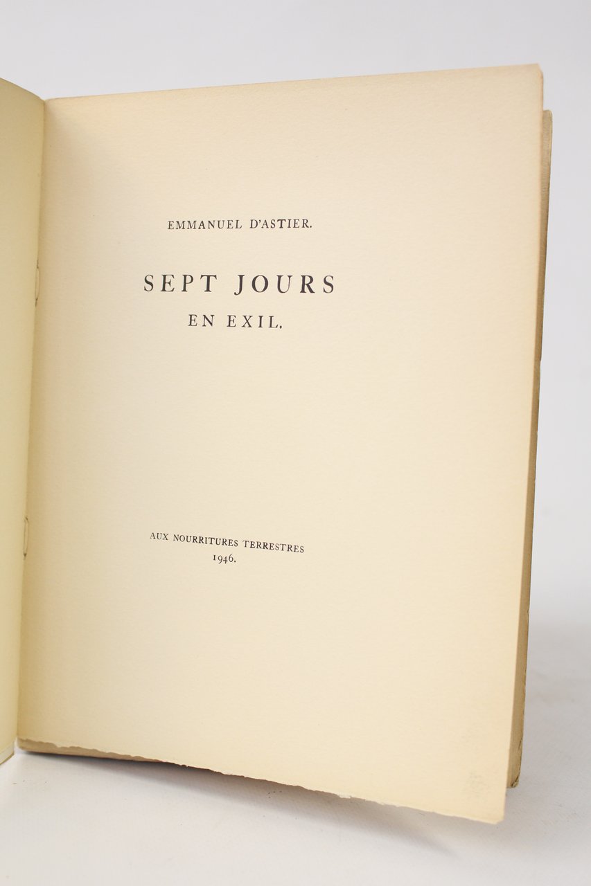 Sept jours en exil