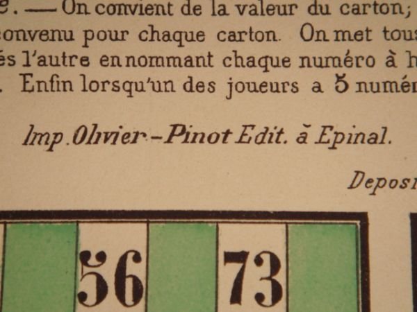 Série des constructions n° 92 : Petit jeu de loto