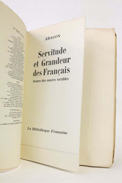 Servitude et grandeur des français