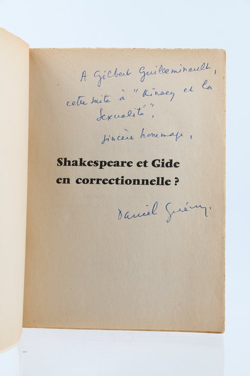 Shakespeare et Gide en Correctionnelle?