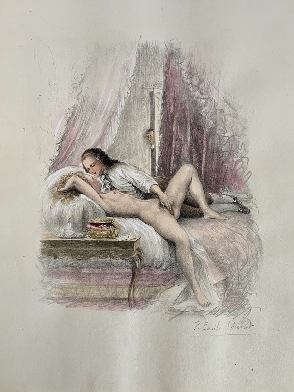 Six dessins en couleurs réalisés pour Le doctorat impromptu de …