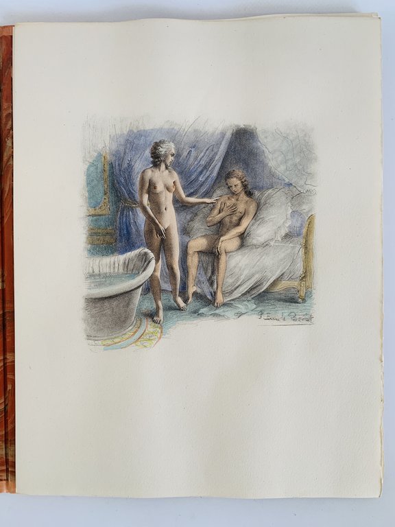 Six dessins en couleurs réalisés pour Le doctorat impromptu de …