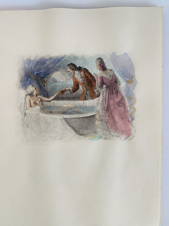 Six dessins en couleurs réalisés pour Le doctorat impromptu de …