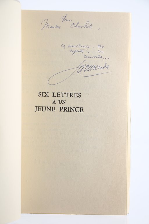 Six Lettres à un jeune Prince