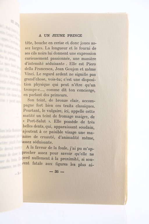 Six Lettres à un jeune Prince
