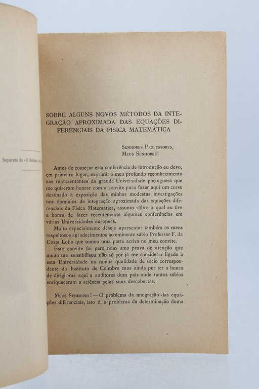 Sôbre alguns novos métodos da integraçao aproximada das equaçoes diferenciais …