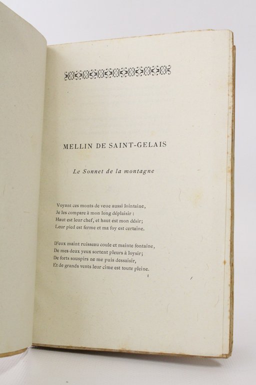 Sonnets des vieux maistres françois 1520-1670