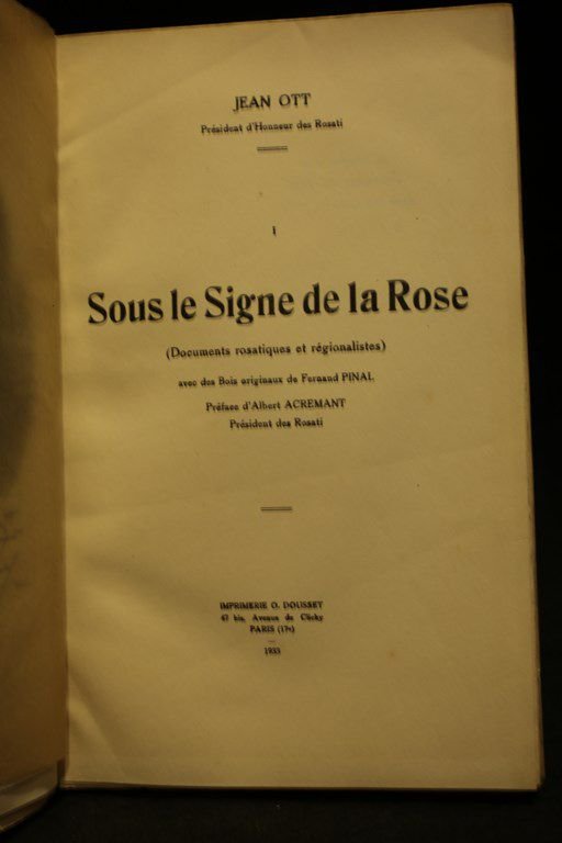 Sous le signe de la rose. I