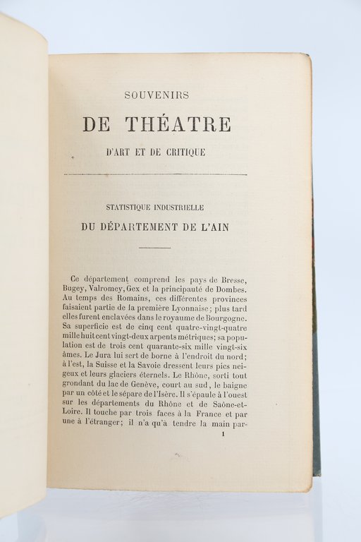 Souvenirs de théâtre d'art et de critique