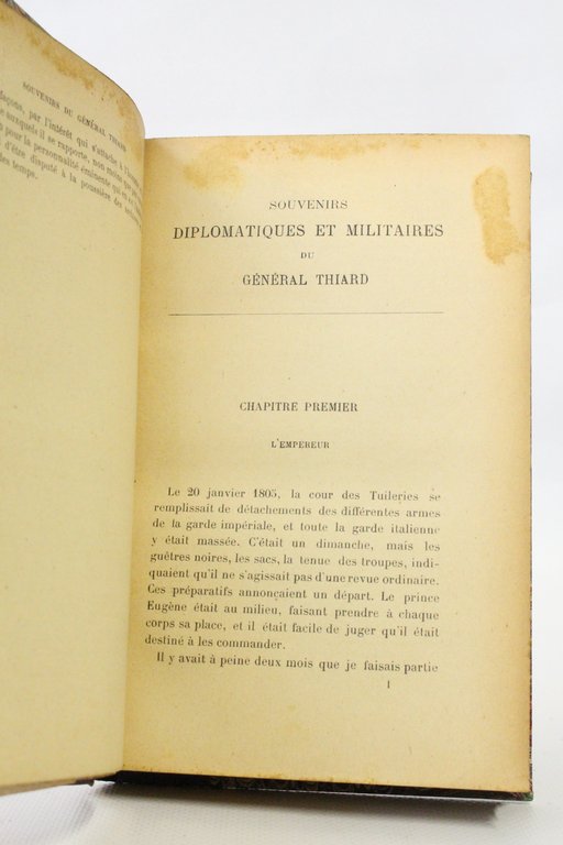 Souvenirs diplomatiques et militaires du général Thiard