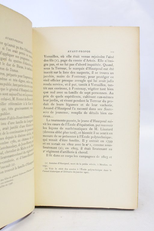 Souvenirs du général marquis Amand d'Hautpoul. Quatre mois à la …