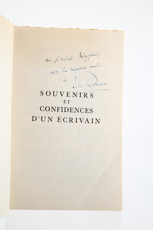 Souvenirs et Confidences d'un Ecrivain