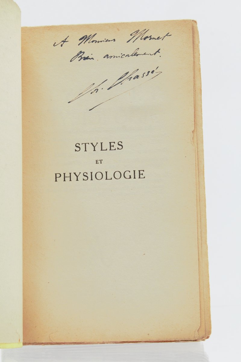 Styles et physiologie. Petite histoire naturelle des écrivains