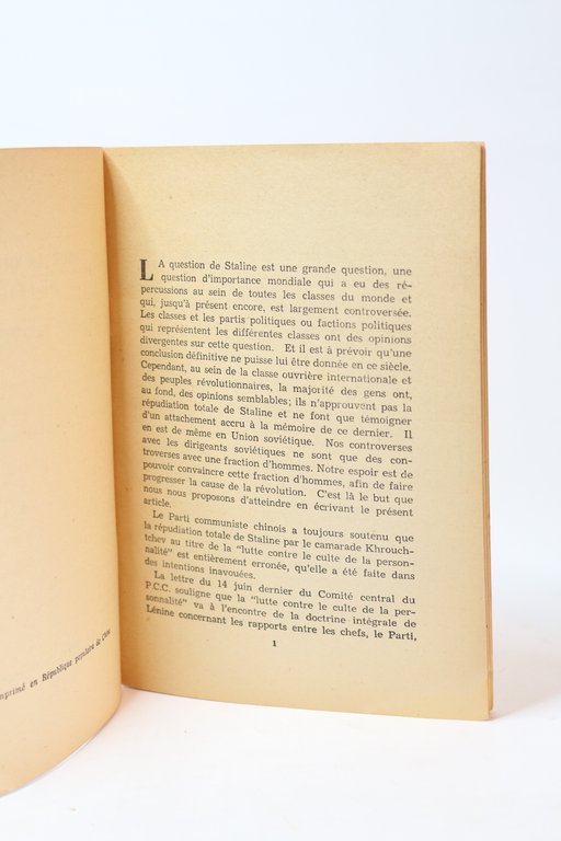 Sur la question de Staline. A propos de la lettre …