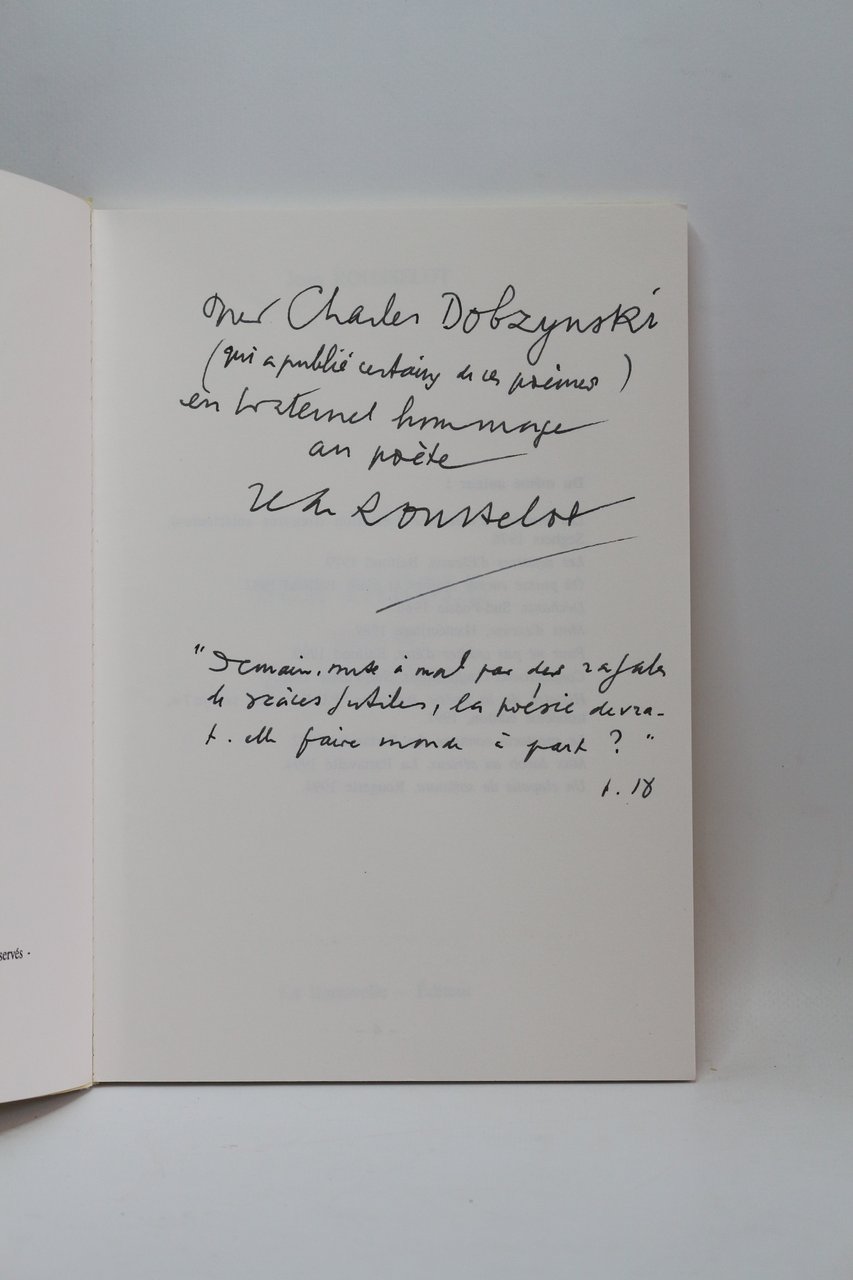 Sur parole suivi de Le vrai c'est.